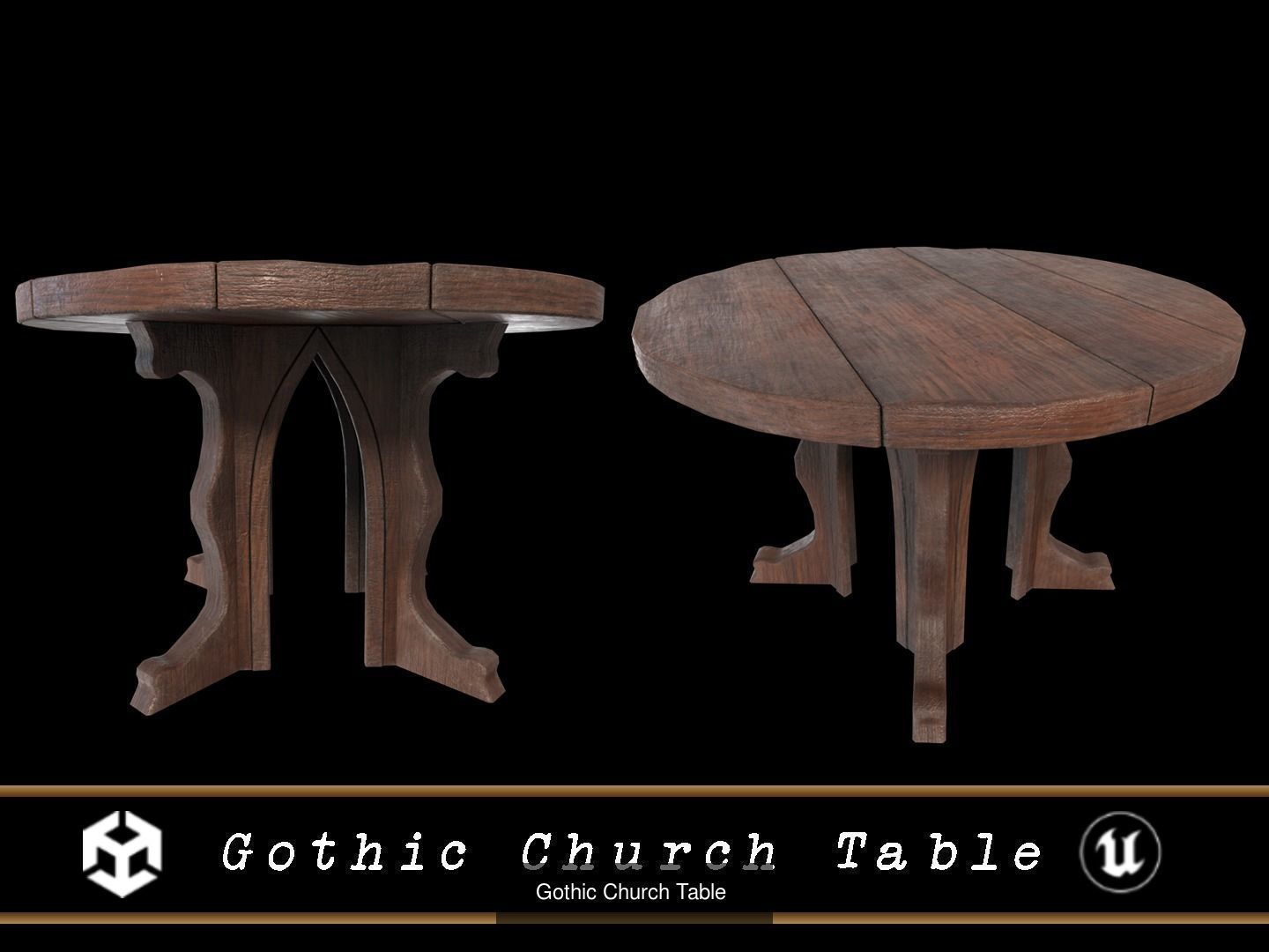 Royal Gothic Dining Pack 3D Model Collection_18