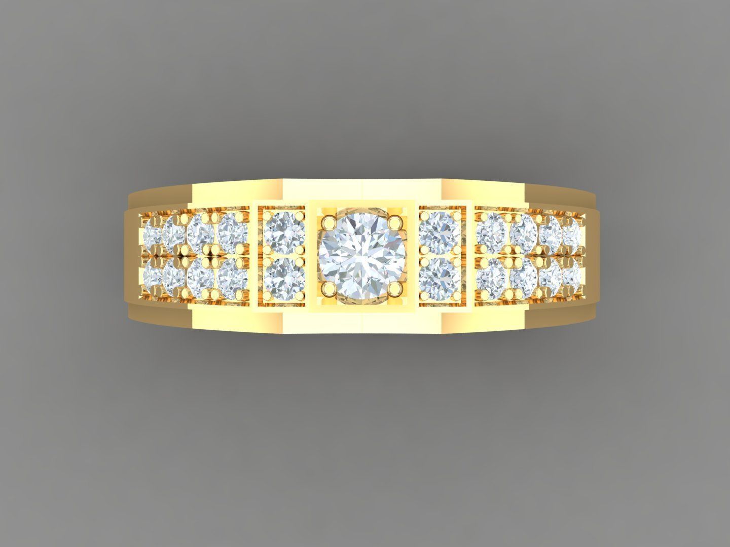 Man Ring Cad MR 24 3D print model_4