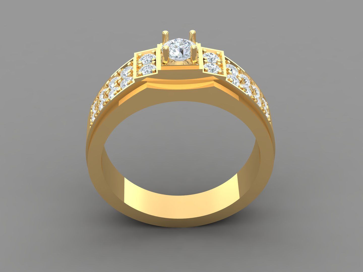 Man Ring Cad MR 24 3D print model_2