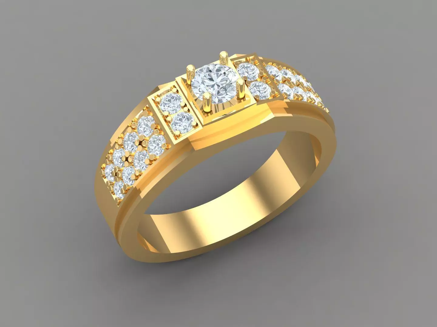 Man Ring Cad MR 24 3D print model_0