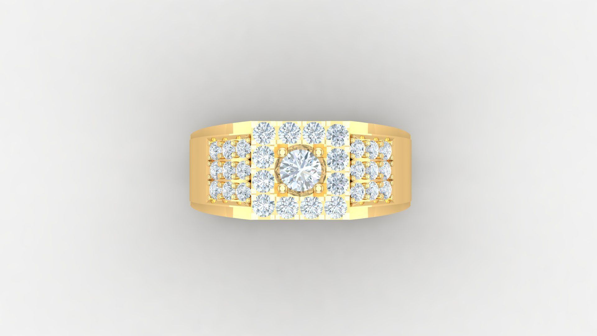 Man Ring Cad MR 22 3D print model_6