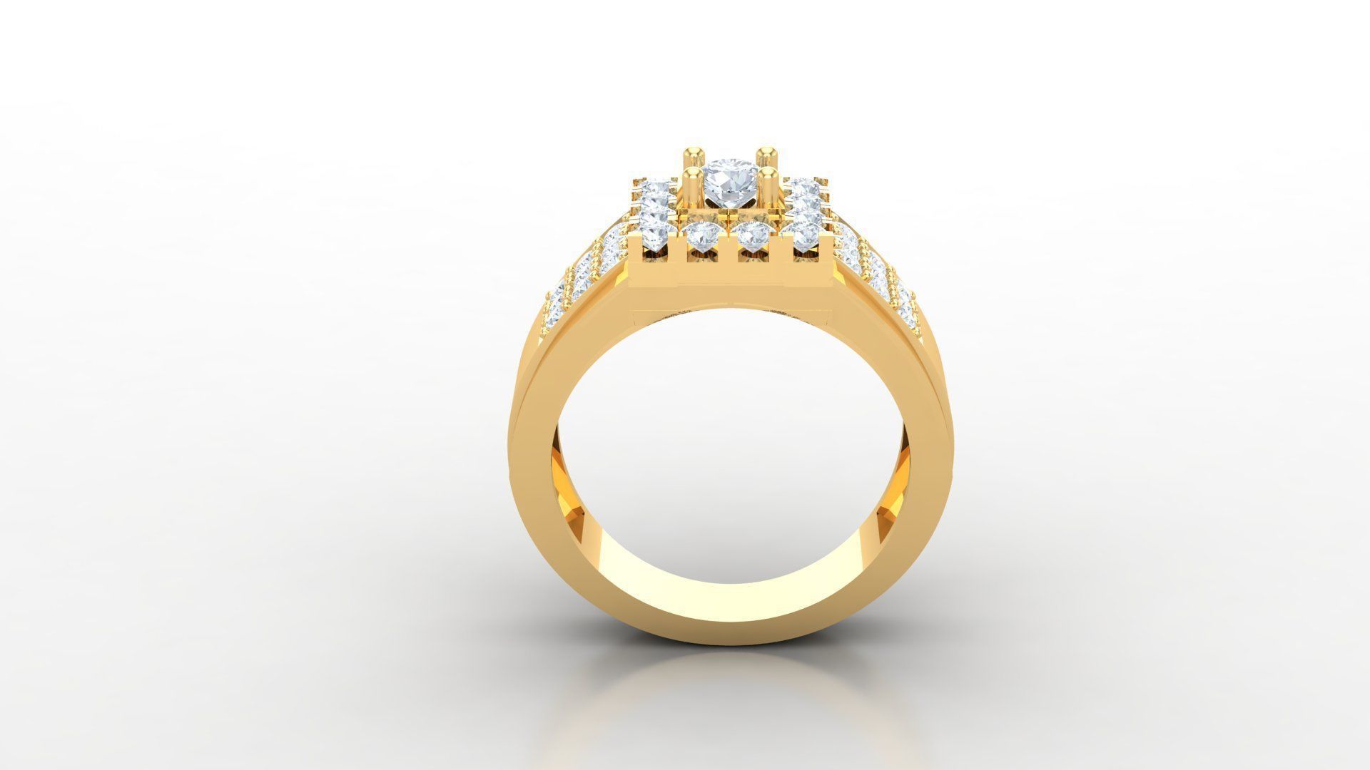Man Ring Cad MR 22 3D print model_4