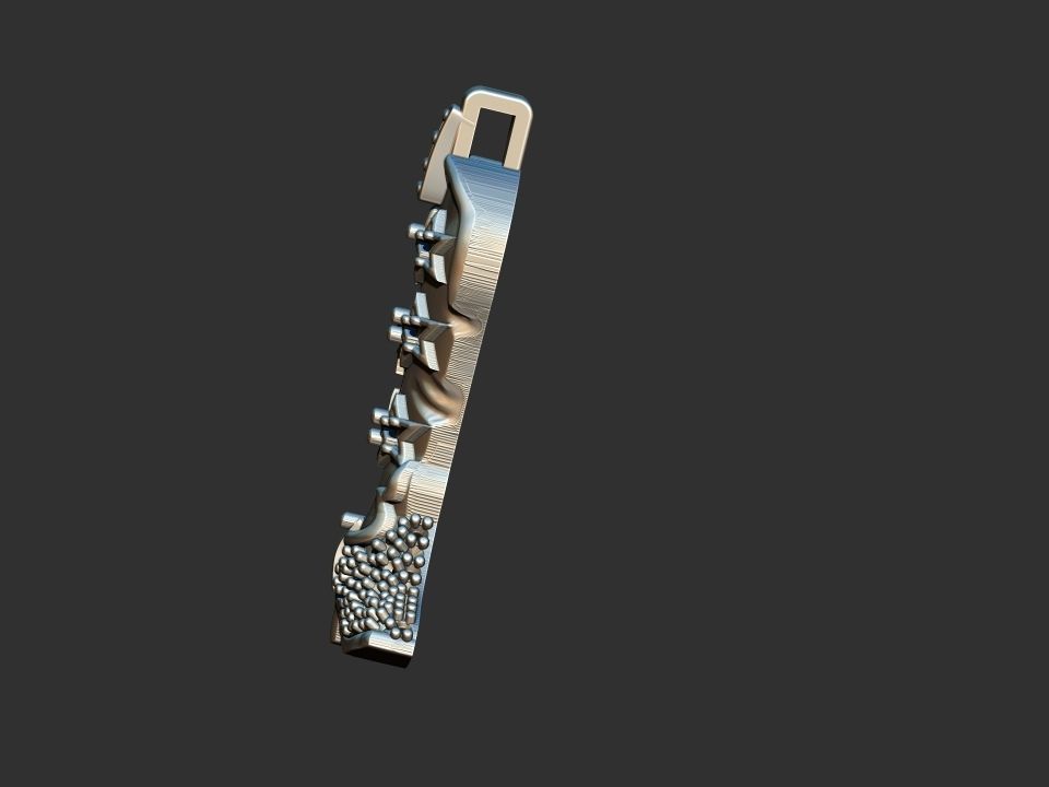 Cowboy Boot Pendant - Bota 3D print model_9