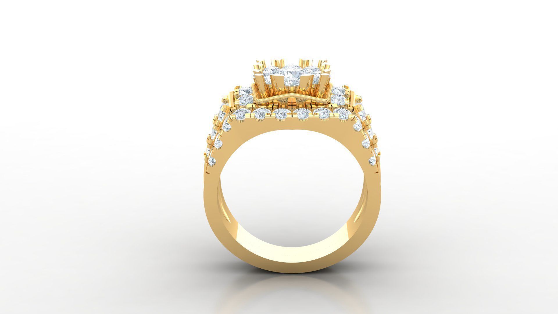 Man Ring Cad MR 19 3D print model_3