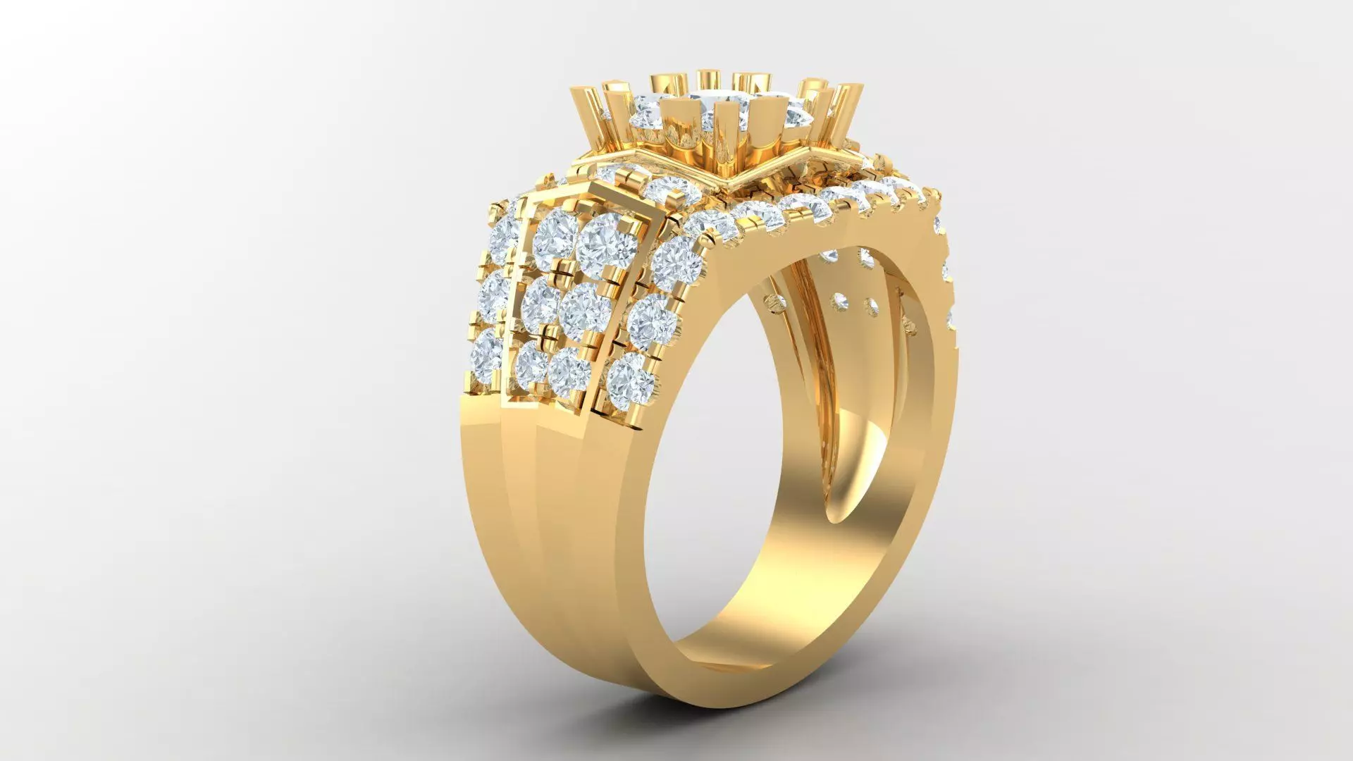 Man Ring Cad MR 19 3D print model_0
