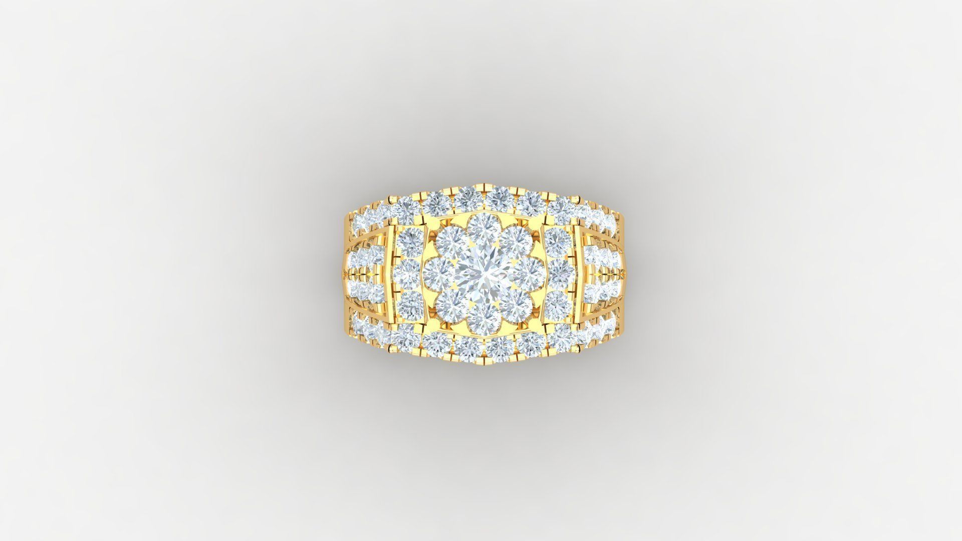 Man Ring Cad MR 19 3D print model_5