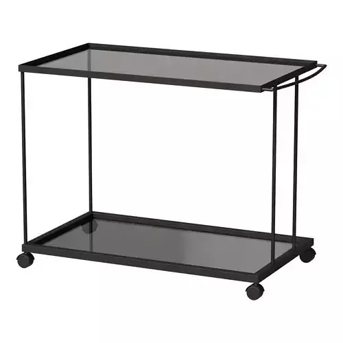 Tristano 227-CB Bar Trolley - Copper Black Smoke Grey