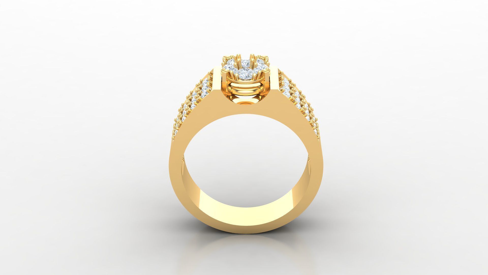 Man Ring Cad MR  14 3D print model_4