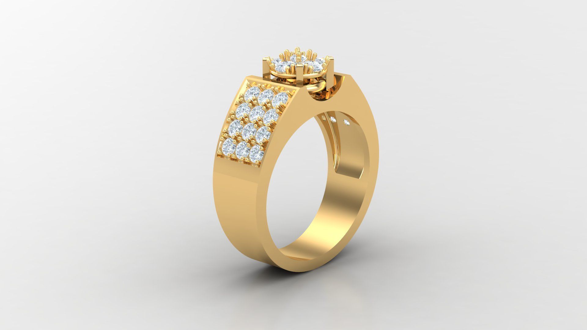 Man Ring Cad MR  14 3D print model_3