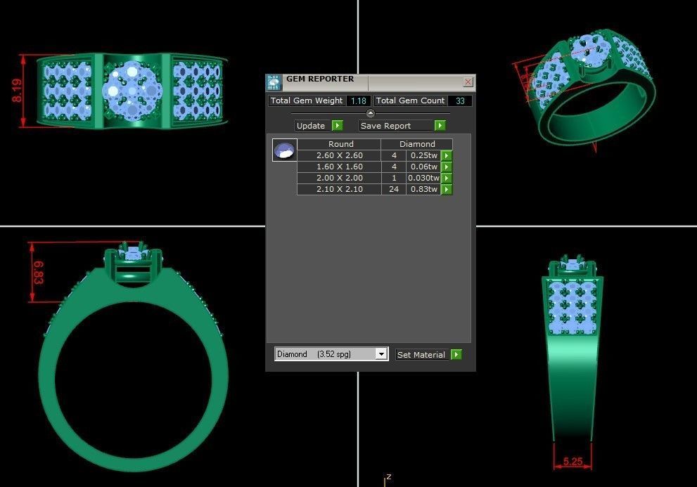 Man Ring Cad MR  14 3D print model_1