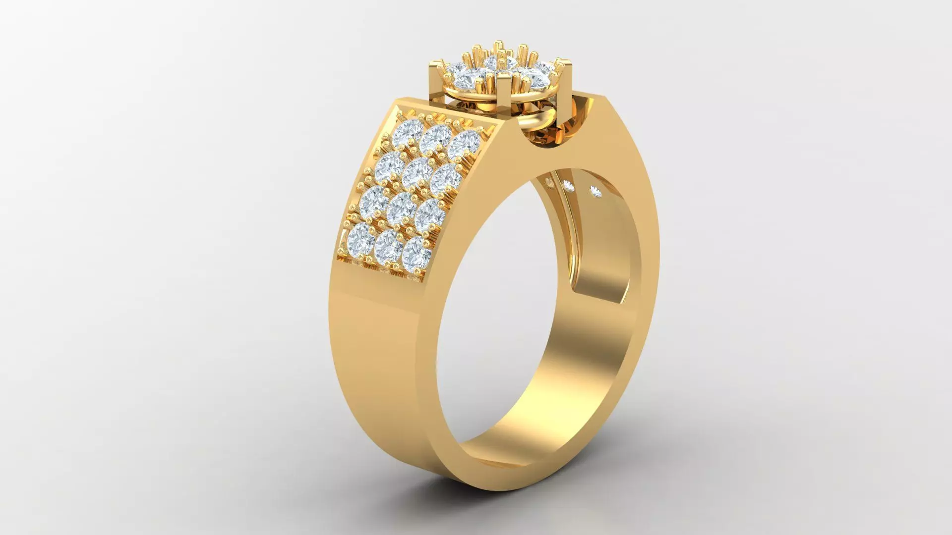 Man Ring Cad MR  14 3D print model_0