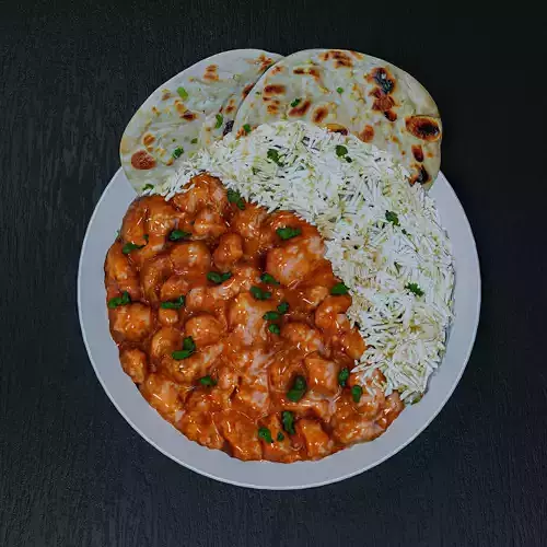 BUTTER CHICKEN and NAAN