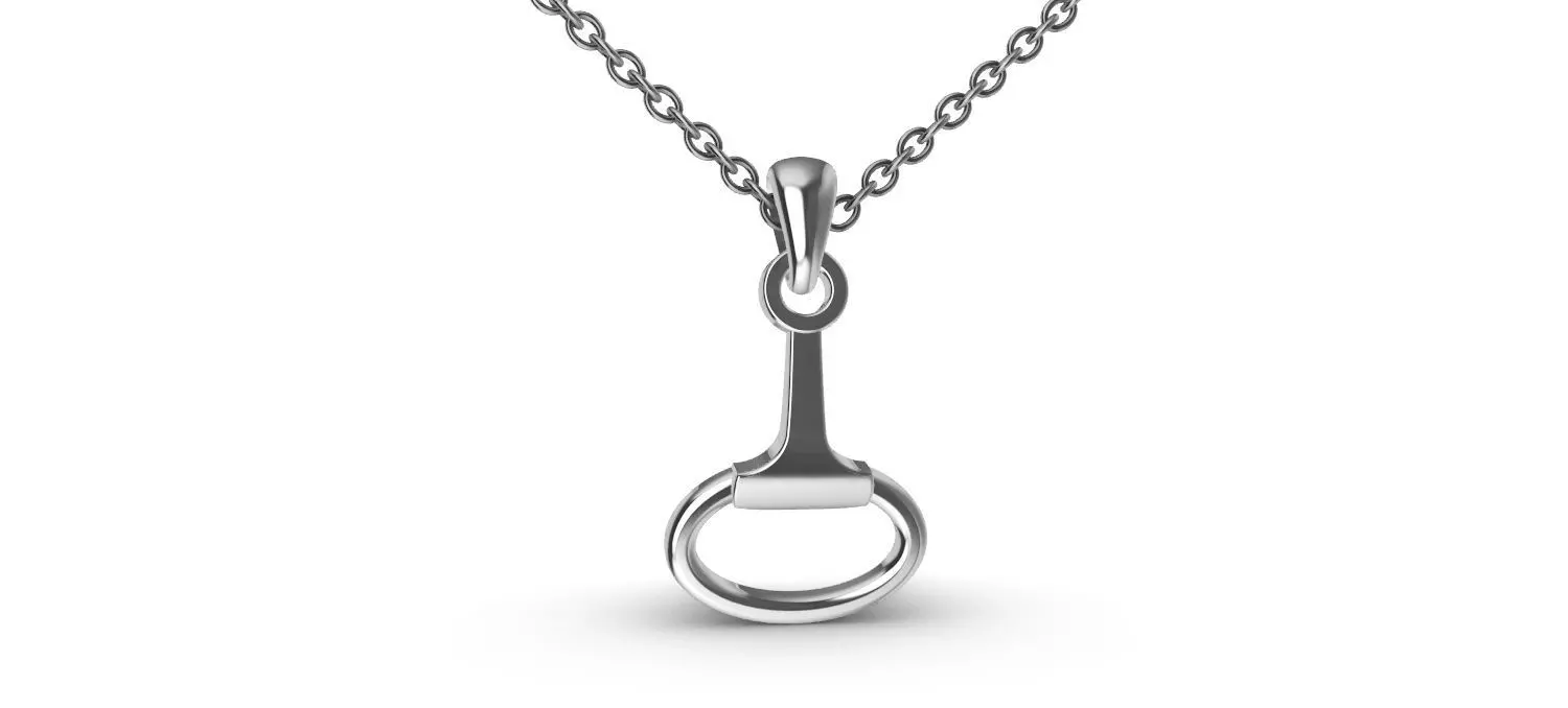 Equestrian Bridle Bit Pendant - Bridao 3D print model
