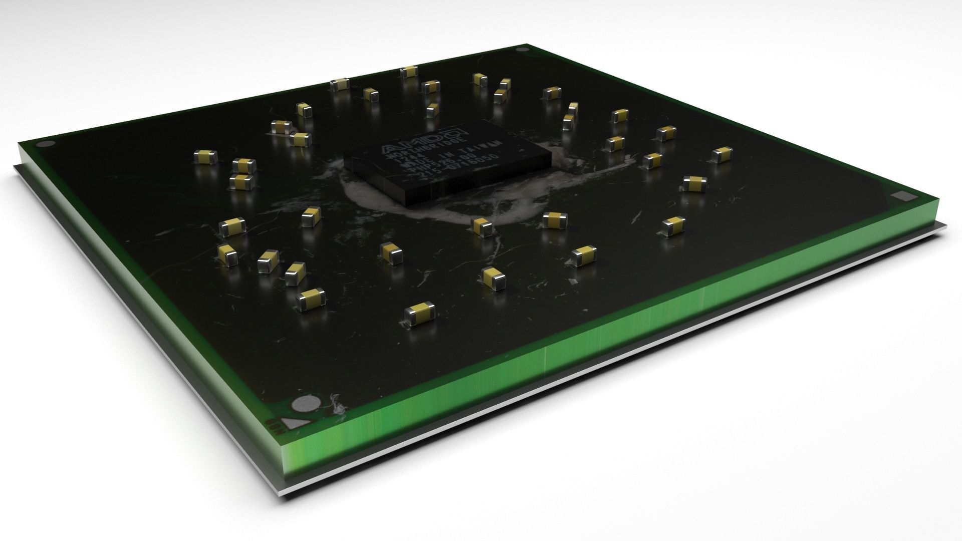 Chipset 3D model_4