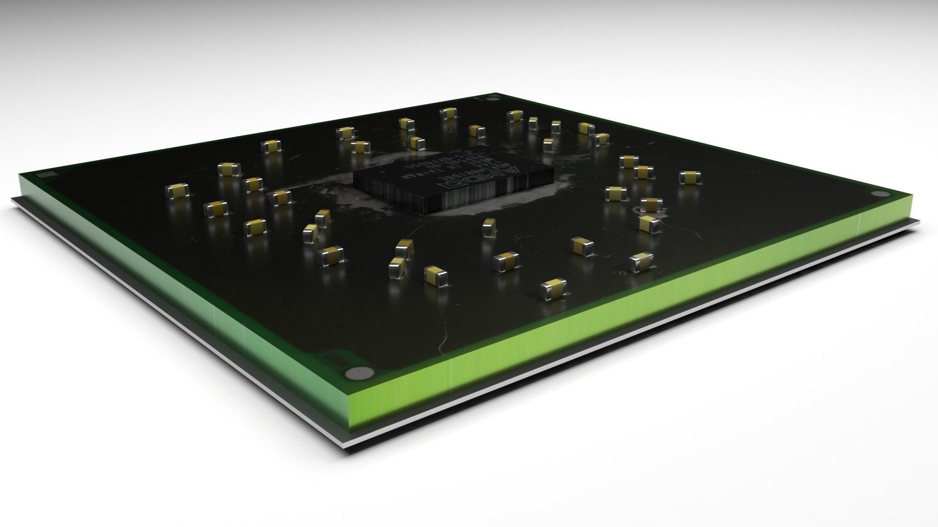 Chipset 3D model_2