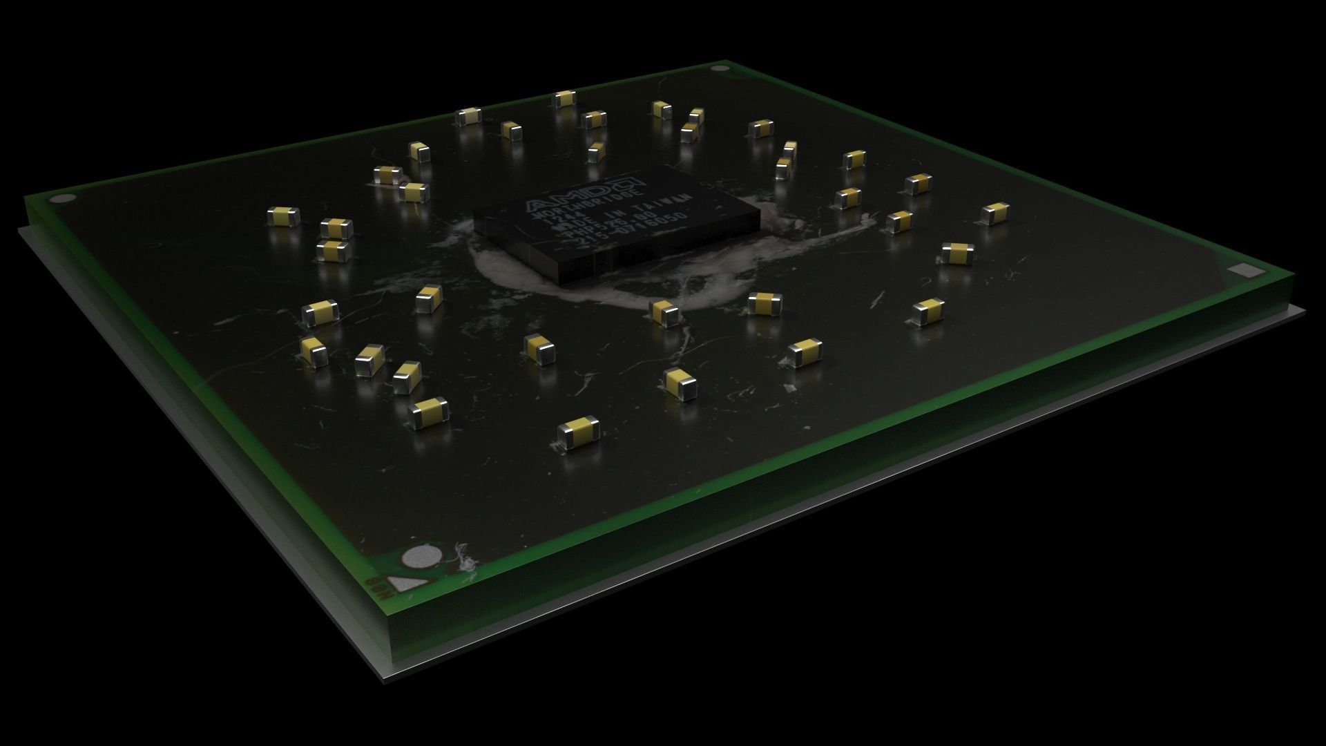 Chipset 3D model_7