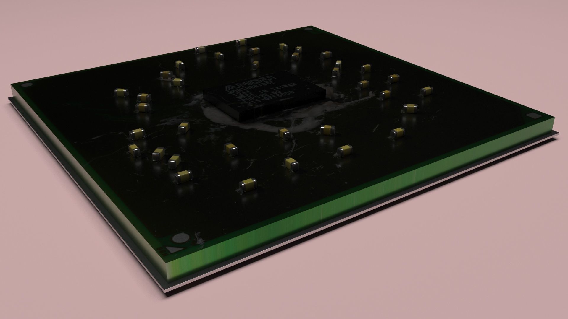 Chipset 3D model_6