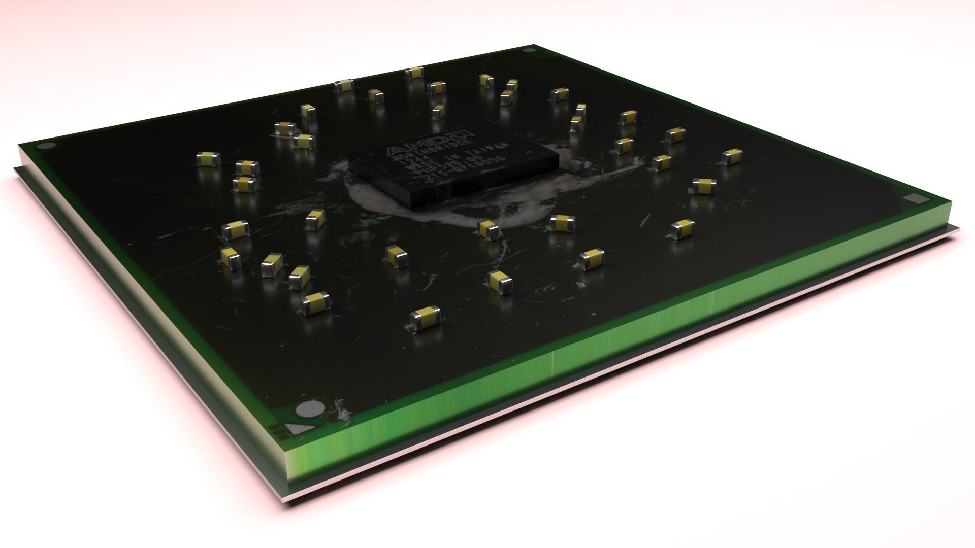 Chipset 3D model_5