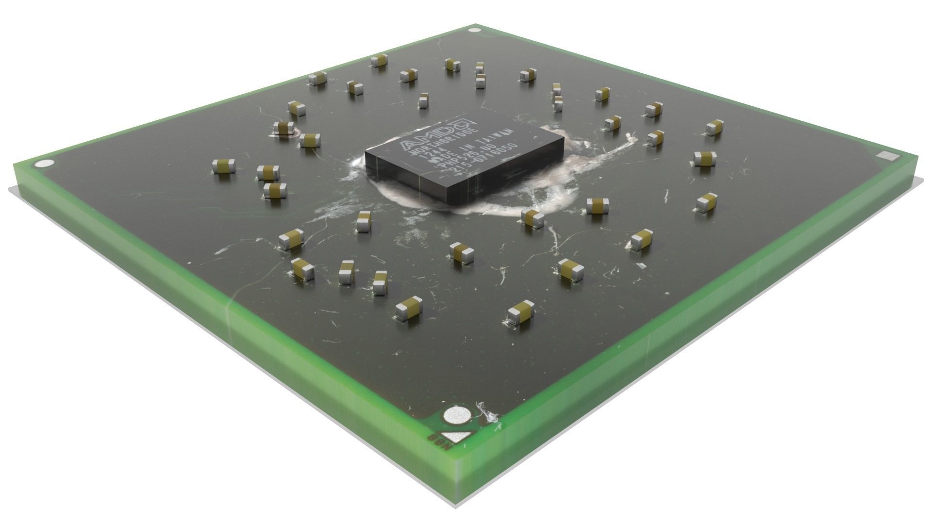 Chipset 3D model_8