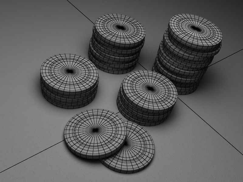 Casino Chips 3D model_7