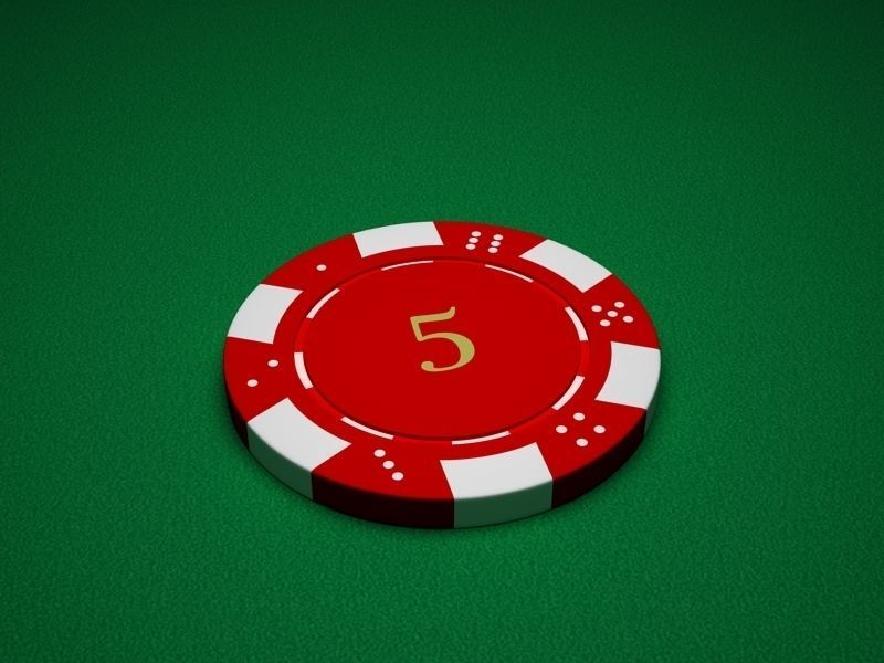 Casino Chips 3D model_5