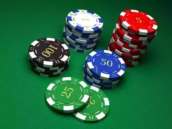 Casino Chips 3D model Casino Chips 3D model