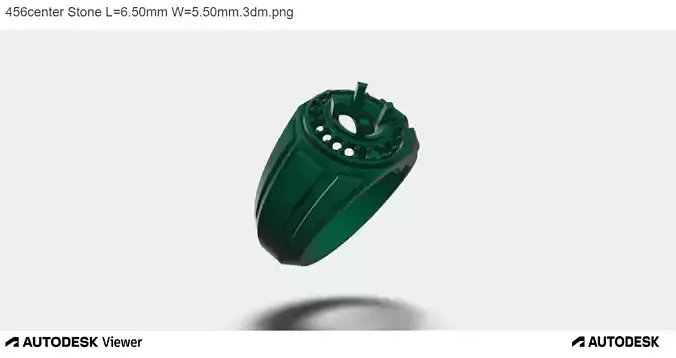 Men Ring With Round Cut Center Stone