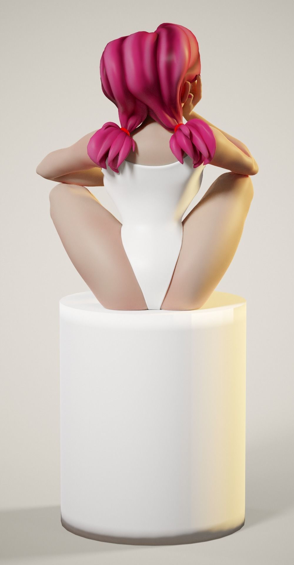Female in a Swimsuit Pose 3 3D print model_3