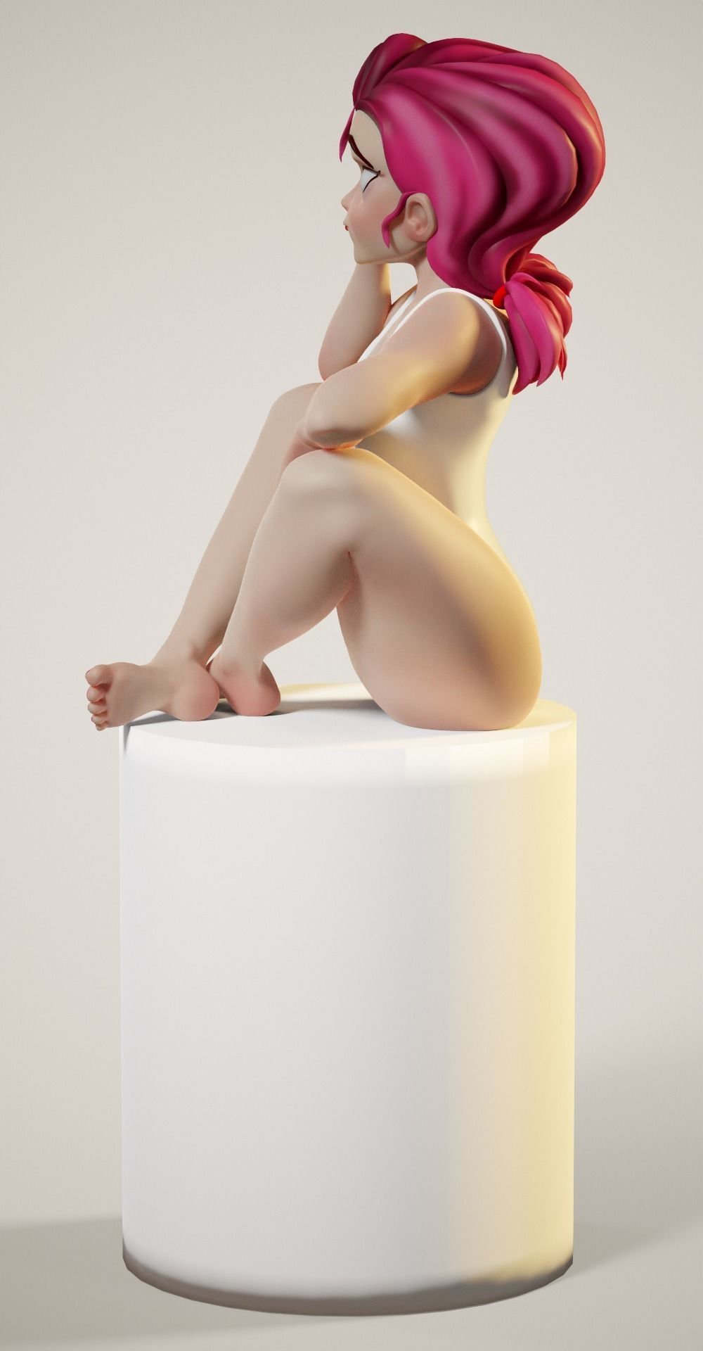 Female in a Swimsuit Pose 3 3D print model_2