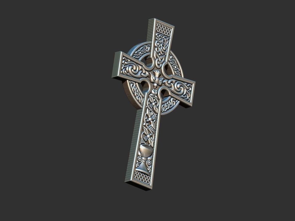 Nordic Cross Holy grail 3D print model_14