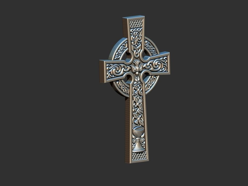 Nordic Cross Holy grail 3D print model_5