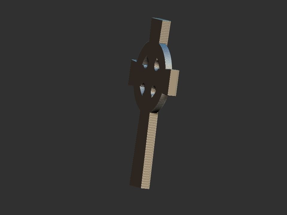 Nordic Cross Holy grail 3D print model_7