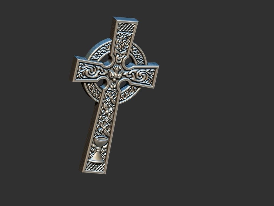 Nordic Cross Holy grail 3D print model_12