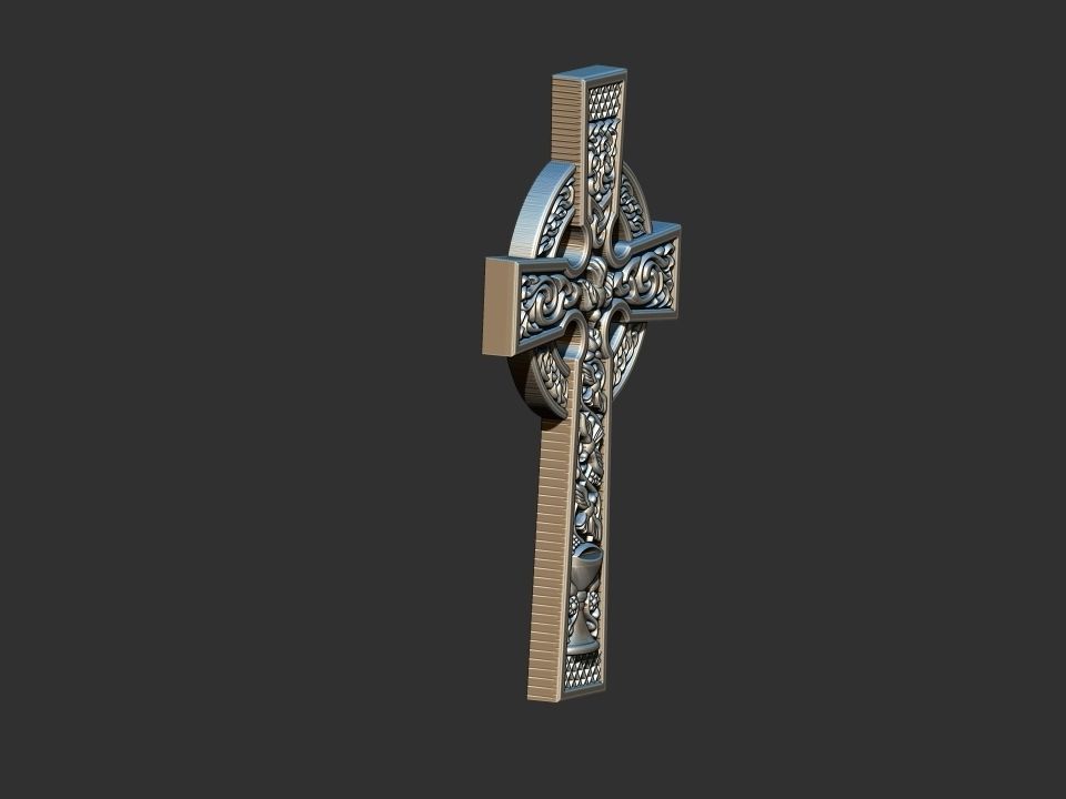 Nordic Cross Holy grail 3D print model_6