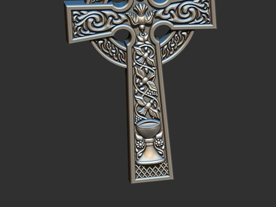 Nordic Cross Holy grail 3D print model_2
