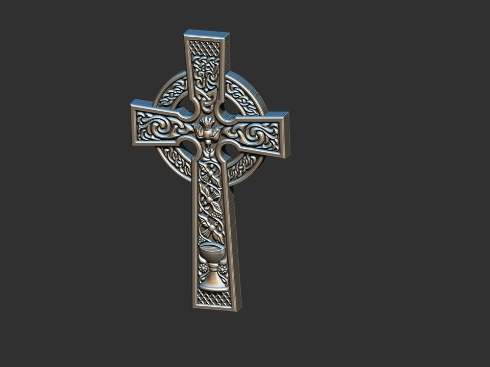 Nordic Cross Holy grail 3D print model_11
