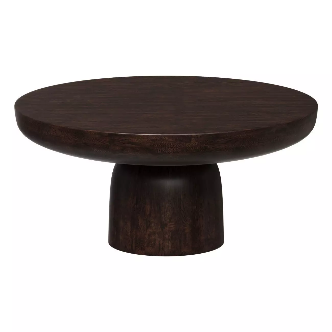 Olo Wood 70 Coffee Table - Moka Painted Ashwood 3D model