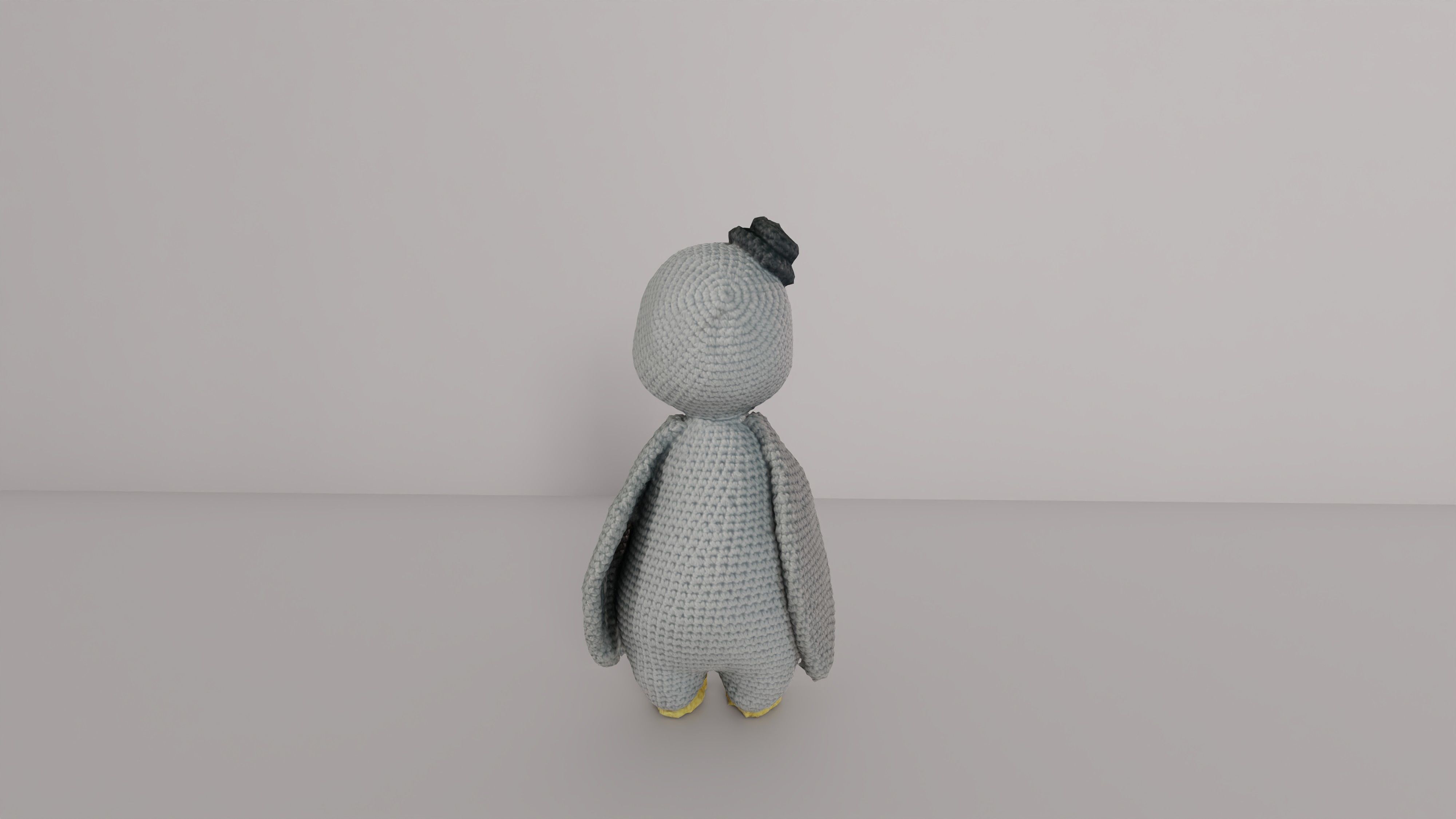 cotton penguin 2 3D model_1