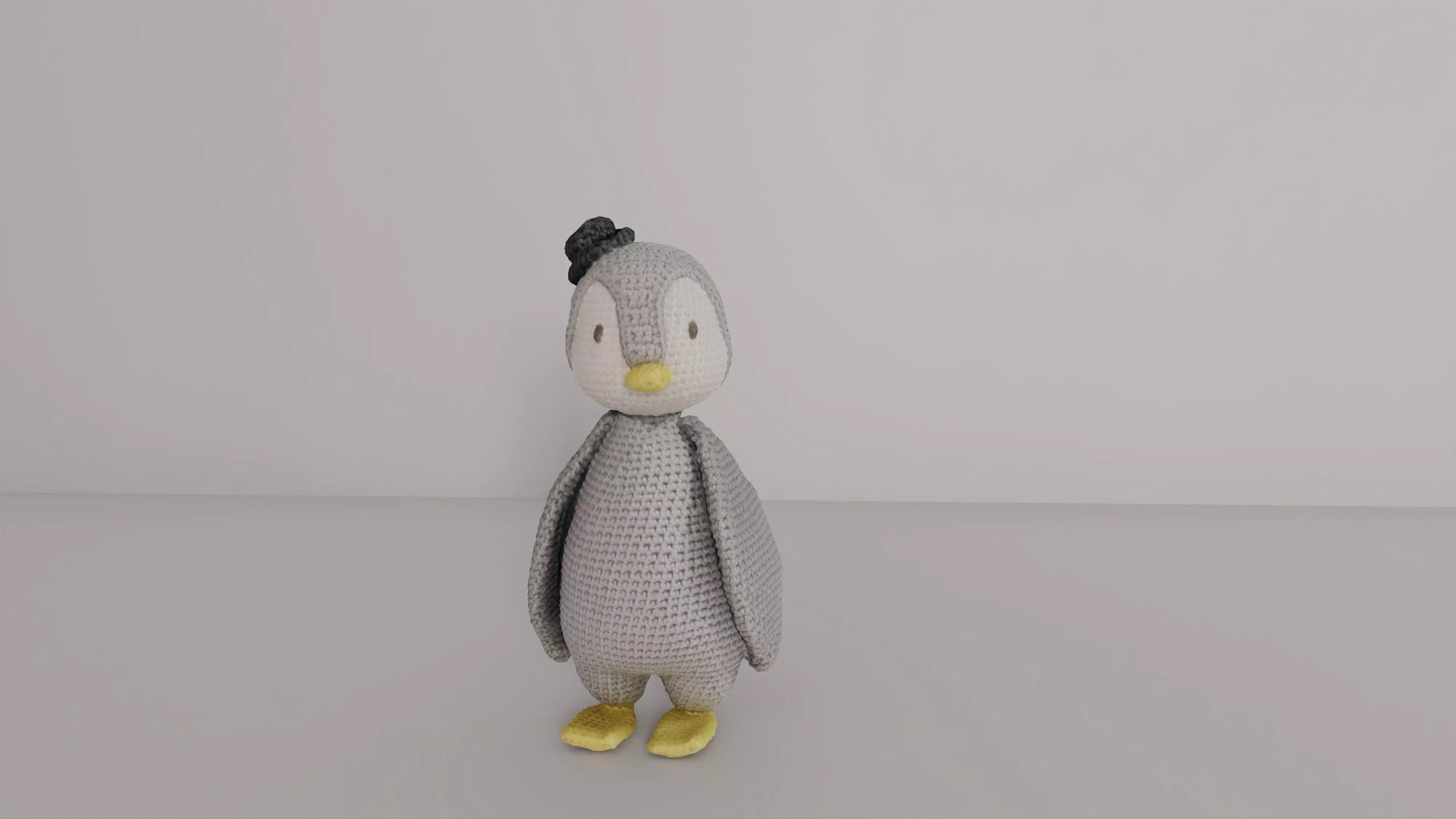 cotton penguin 2 3D model_0