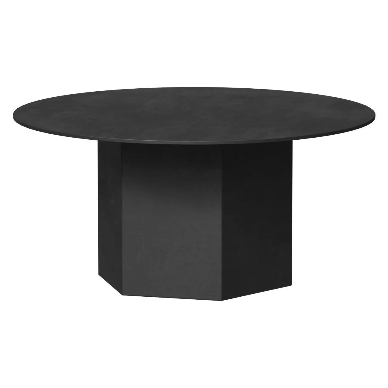 Epic 10074999 Round Coffee Table - Midnight Black 3D model