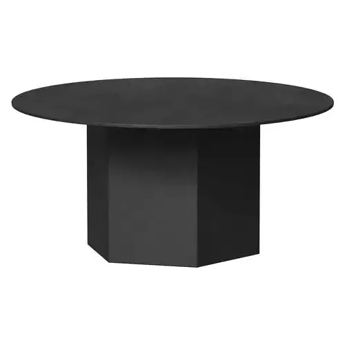 Epic 10074999 Round Coffee Table - Midnight Black