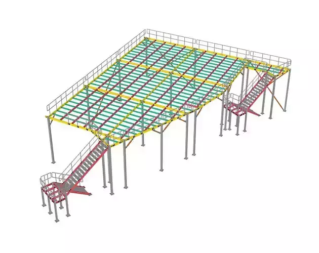 Metal mezzanine design