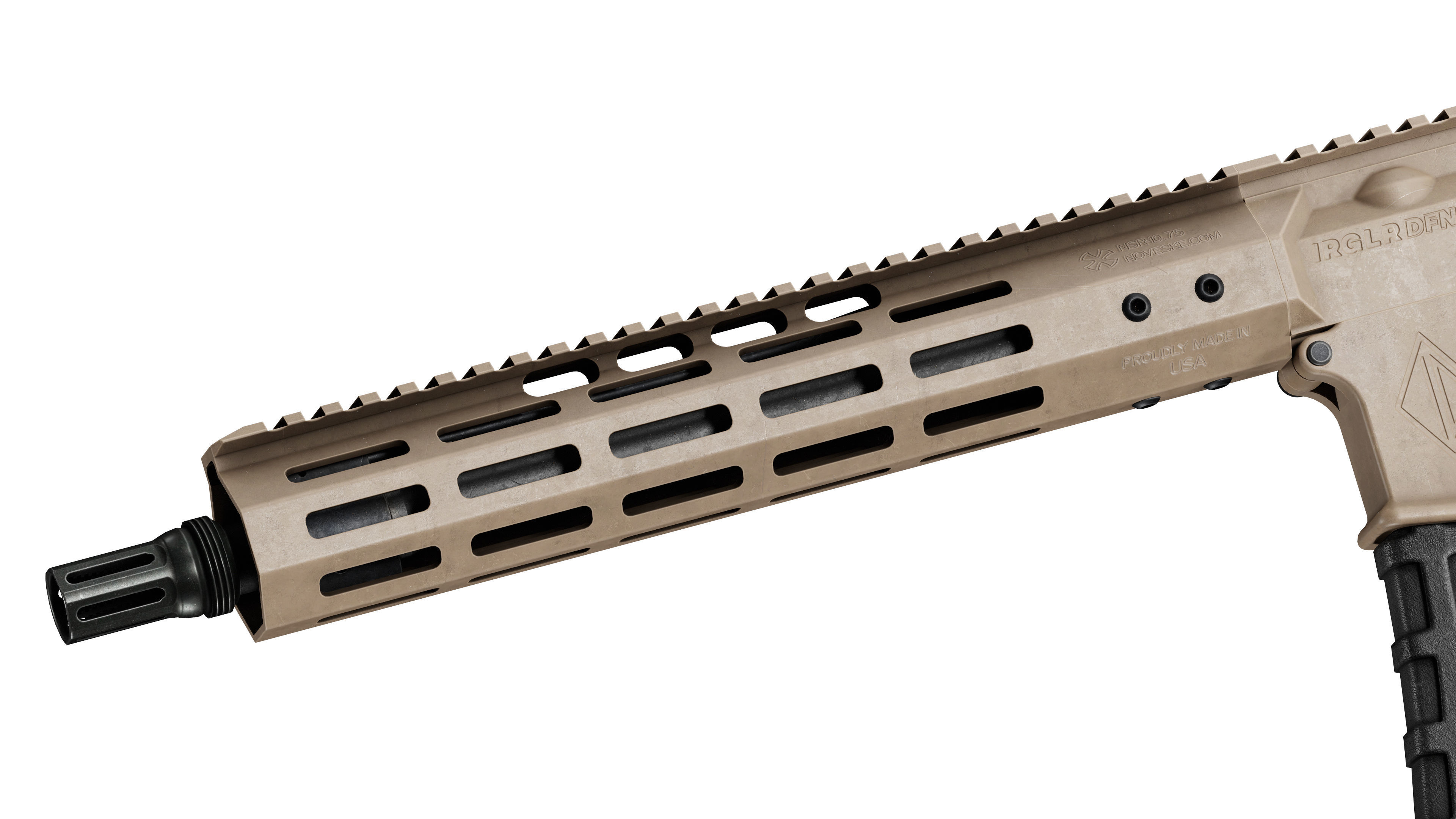 NOVESKE IRREGULAR DEFENSE CHAINSAW RIFLE Low-poly 3D model_6