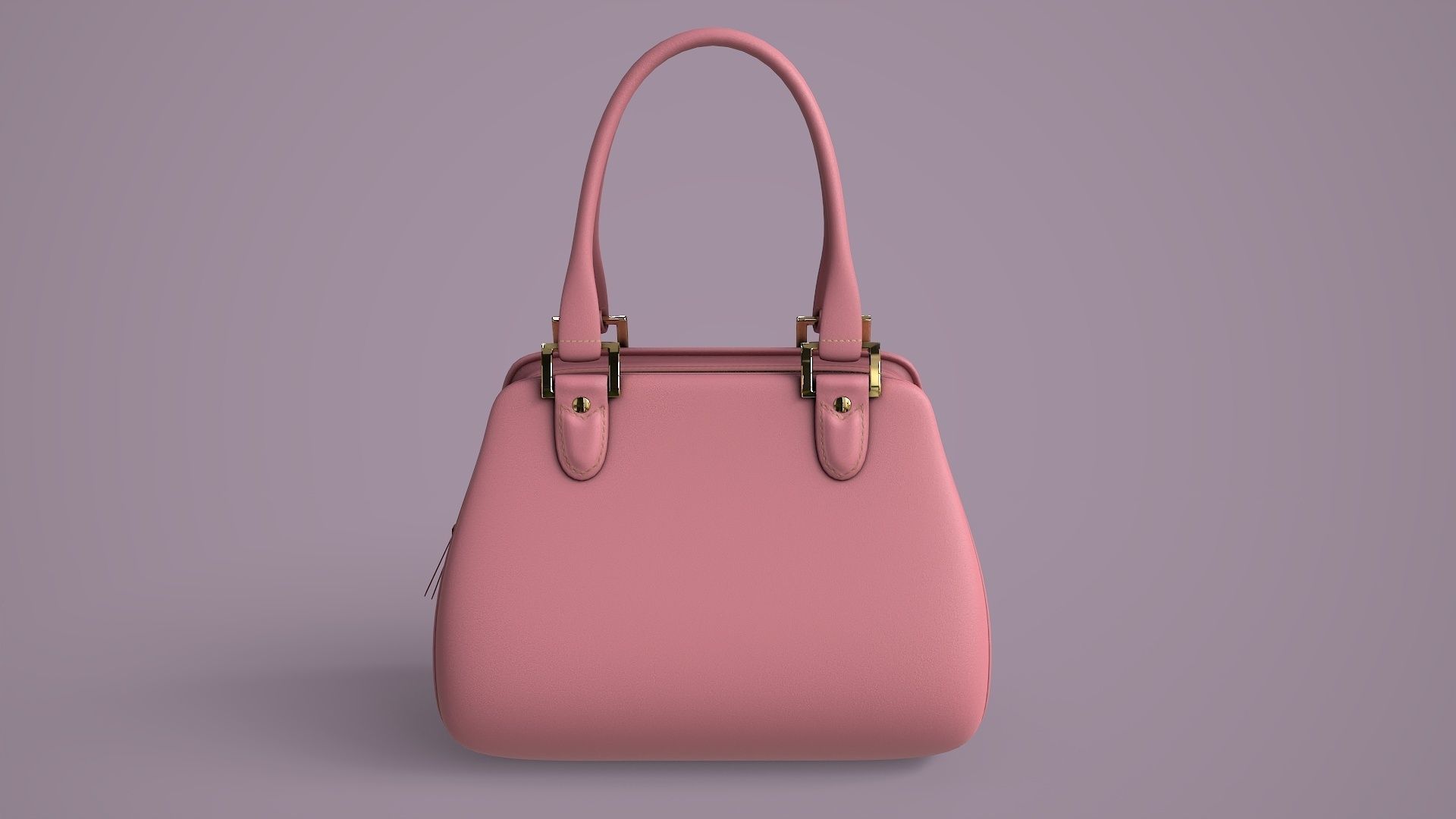 Hand Bag Game Ready Low-poly 3D model_3