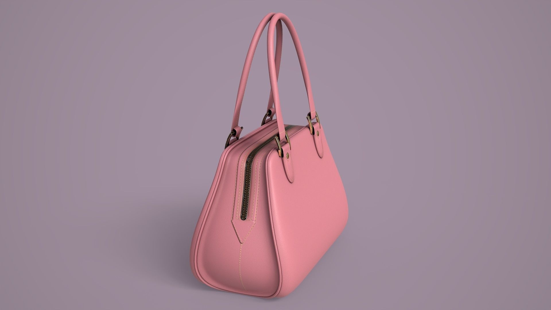 Hand Bag Game Ready Low-poly 3D model_1