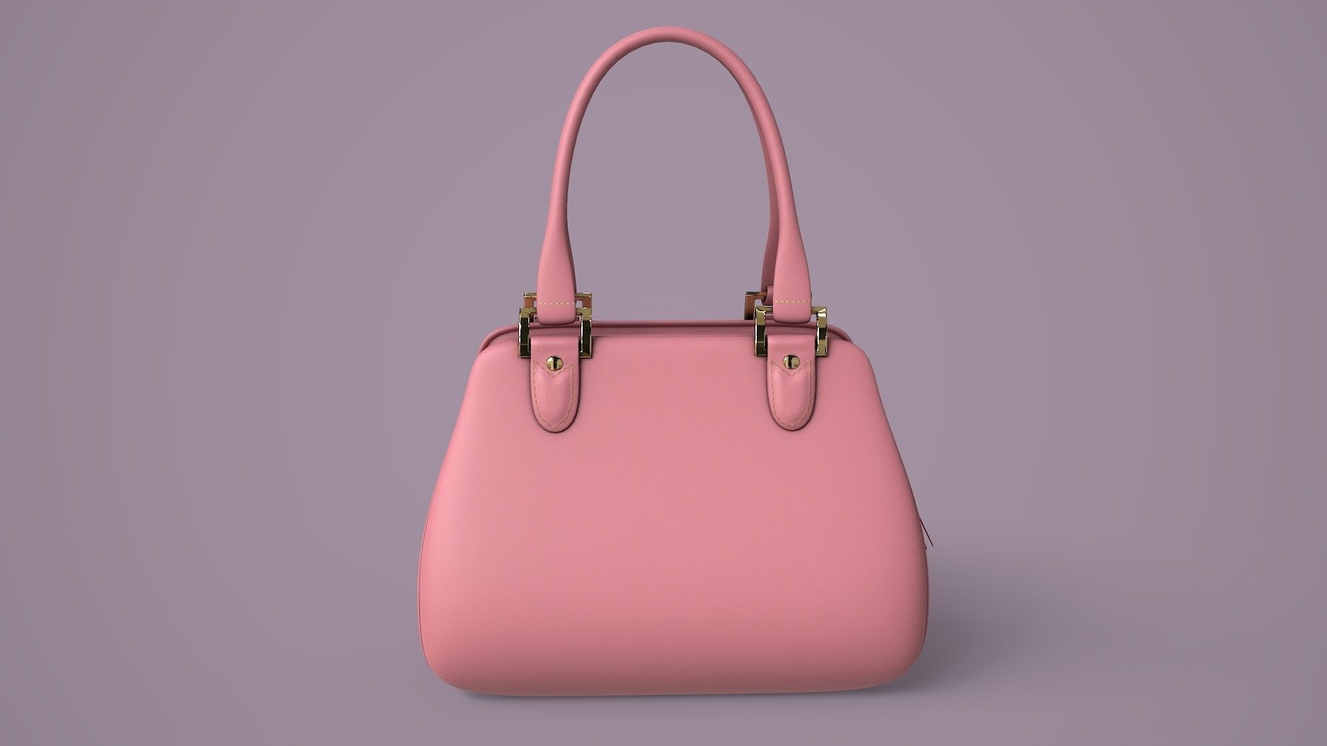 Hand Bag Game Ready Low-poly 3D model_4