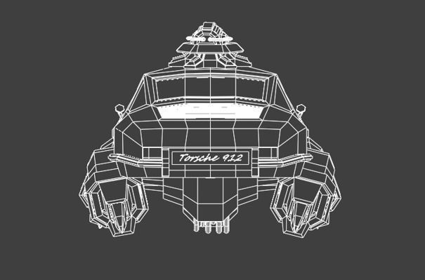 Torsche 912 Inspired by the Porsche 911 Series 3D model_5
