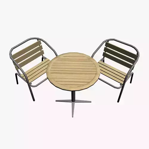 OUTDOOR FURNITURE 14 Low-poly 3D model