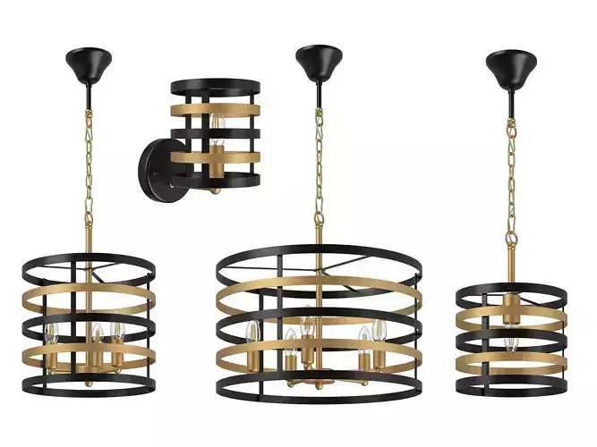 735 Epsilon Lightstar Collection of Loft Lamps 