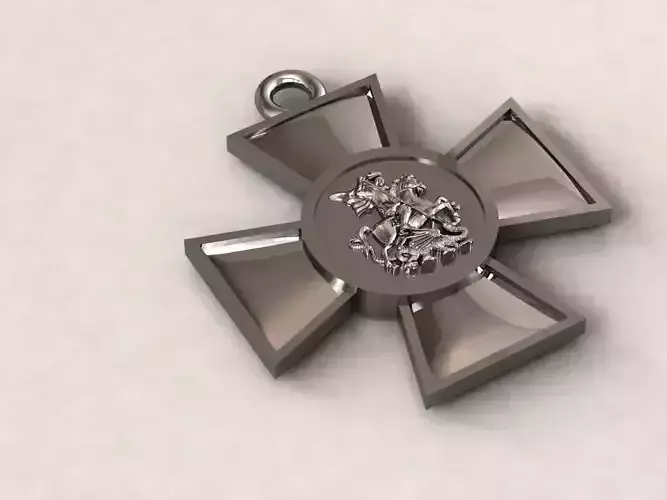 St George the Victorious pendant cross krest 28